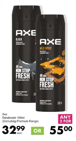 Save Axe Deodorant offer