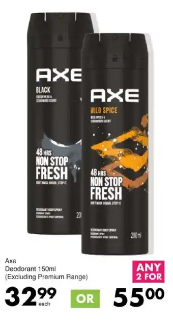 Save Axe Deodorant offer