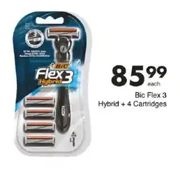 Save Bic Flex 3 Hybrid + 4 Cartridges offer