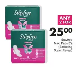 Save Stayfree Maxi Pads offer