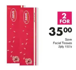 Save Save Facial Tissues 2ply offer