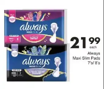 Save Always Maxi Slim Pads offer
