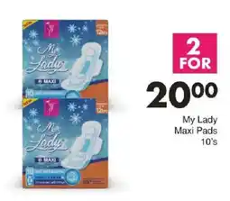 Save My Lady Maxi Pads offer