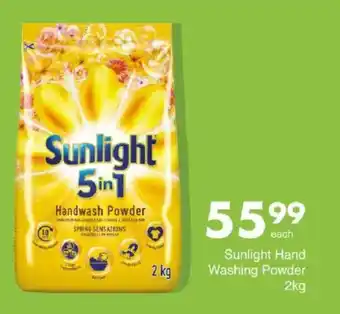 Save Sunlight Hand Washing Powder offer