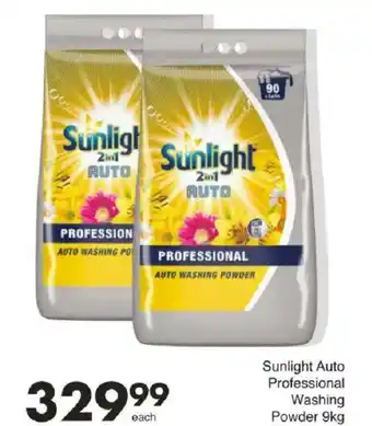 Save Sunlight Auto Professional Washing Powder offer