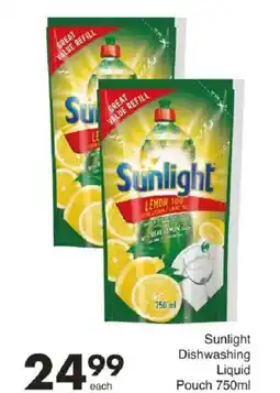 Save Sunlight Dishwashing Liquid Pouch offer