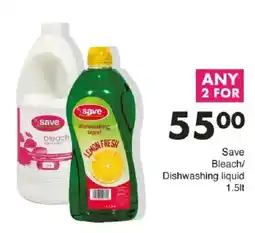 Save Save Bleach/ Dishwashing liquid offer