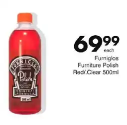 Save Furniglos Furniture Polish Red/ Clear offer