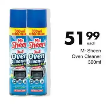 Save Mr Sheen Oven Cleaner offer