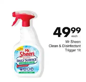 Save Mr Sheen Clean & Disinfectant Trigger offer