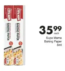 Save Supa Mama Baking Paper offer