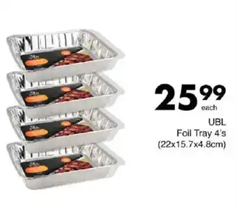 Save UBL Foil Tray offer