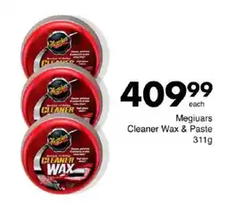 Save Megiuars Cleaner Wax & Paste offer