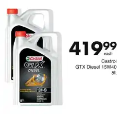 Save Castrol GTX Diesel 15W40 offer