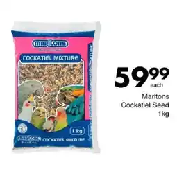 Save Marltons Cockatiel Seed offer