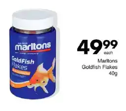 Save Marltons Goldfish Flakes offer