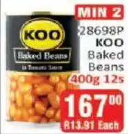 KitKat Cash and Carry Koo baked beans offer