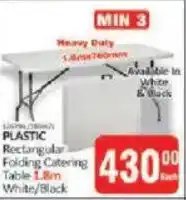 KitKat Cash and Carry Plastic rectangular folding catering table offer