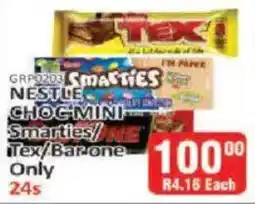 KitKat Cash and Carry Nestle choc mini Smarties/ tex/ bar-one offer