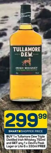 Pick n Pay Tullamore Dew Triple Distilled Irish Whiskey offer