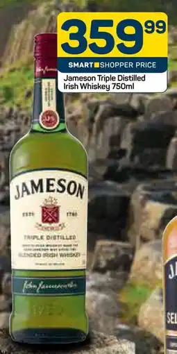 Pick n Pay Jameson Triple Distilled Irish Whiskey offer