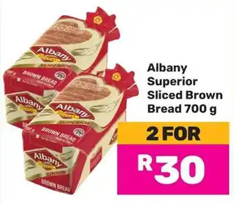 Game Albany Superior Sliced Brown Bread offer