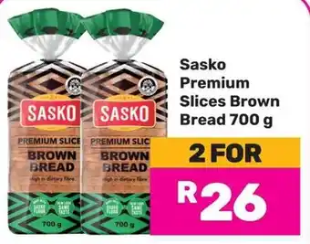 Game Sasko Premium Slices Brown Bread offer