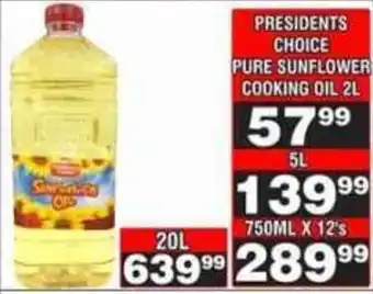 Advance Cash n Carry Presidents choice pure sunflower cooking oil offer