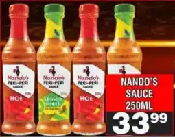 Advance Cash n Carry Nando's Sauce offer