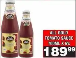 Advance Cash n Carry All gold tomato sauce offer