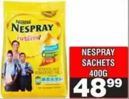 Advance Cash n Carry Nespray sachets offer