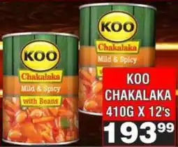 Advance Cash n Carry Koo Chakalaka offer