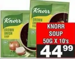 Advance Cash n Carry Knorr soup offer