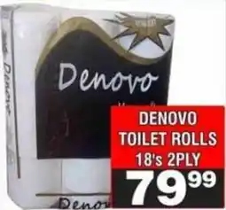 Advance Cash n Carry Denovo toilet rolls 2ply offer