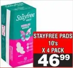 Advance Cash n Carry Stayfree pads offer