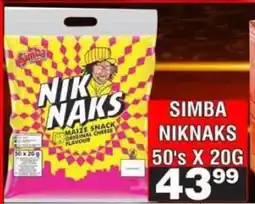 Advance Cash n Carry Simba niknaks offer