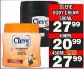 Advance Cash n Carry Clere body cream offer