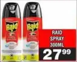 Advance Cash n Carry Raid spray offer