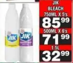 Advance Cash n Carry Jik bleach offer