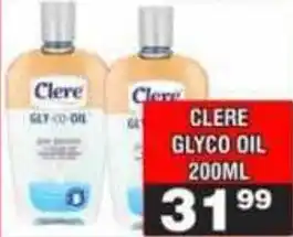 Advance Cash n Carry Clere glyco oil offer