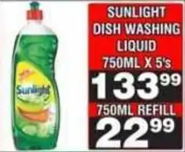 Advance Cash n Carry Sunlight dish washing liquid offer