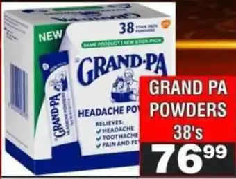 Advance Cash n Carry Grand pa powders offer