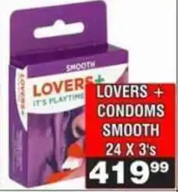 Advance Cash n Carry Lovers condoms smooth offer