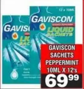 Advance Cash n Carry Gaviscon sachets peppermint offer