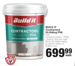 Build It Build it Contractors Hi-Hiding PVA offer