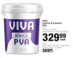 Build It Viva Interior & Exterior PVA offer