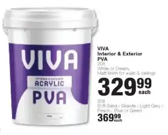 Build It Viva Interior & Exterior PVA offer
