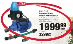 Build It Build it Booster Pump With Connector Kit offer