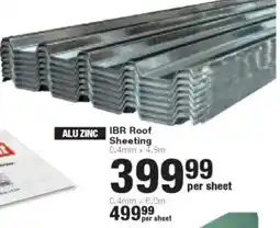 Build It IBR Roof Sheeting offer