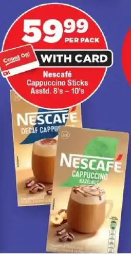 OK Foods Nescafé Cappuccino Sticks offer